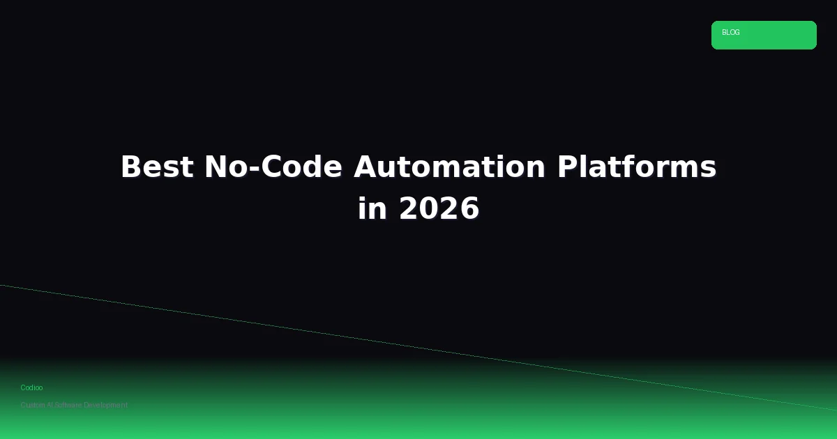 Best No-Code Automation Platforms in 2026